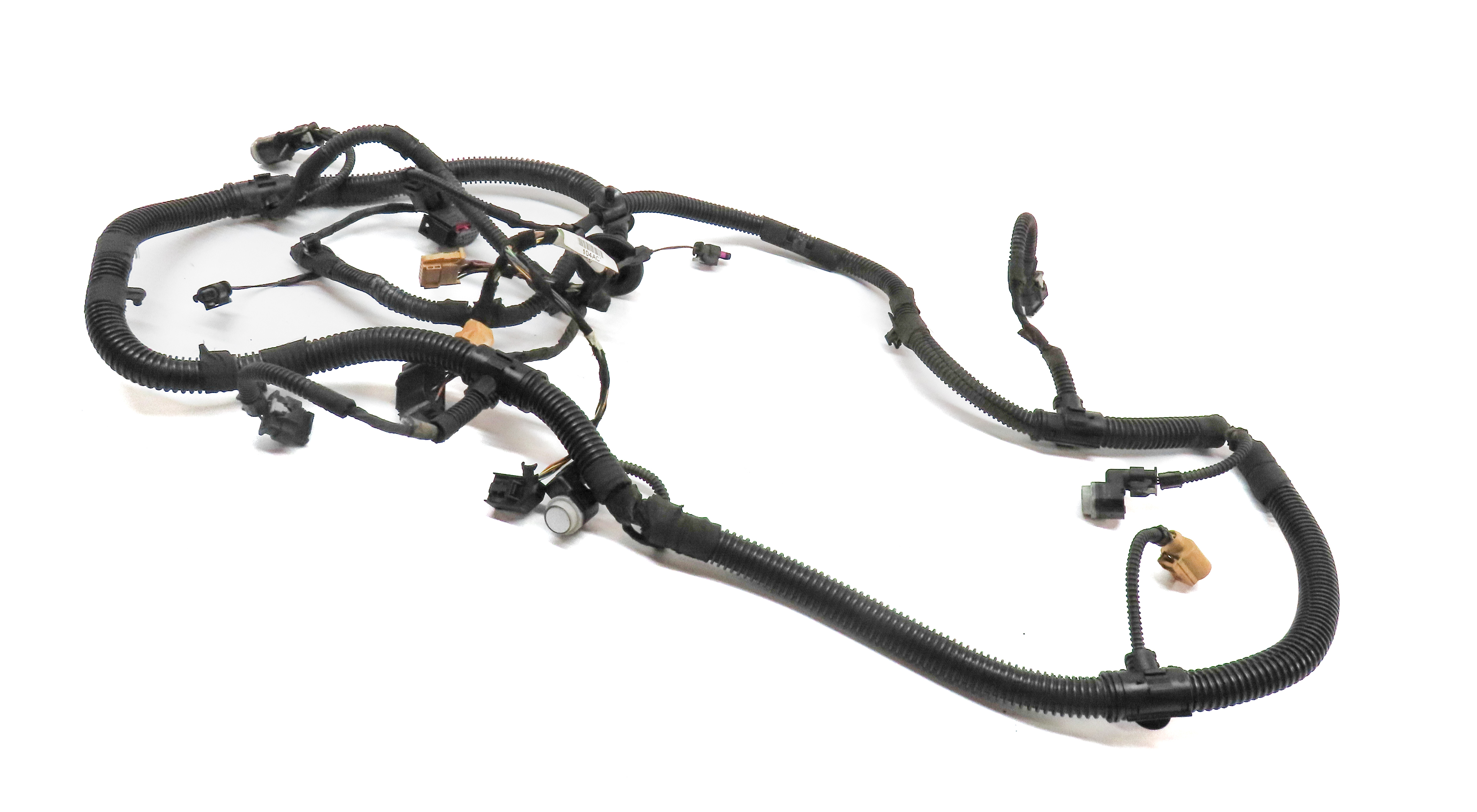 2018 AUDI Q3 (8U) REAR PDC PARK DISTANCE SENSOR SET w/ HARNESS (Silver) — exact item pictured